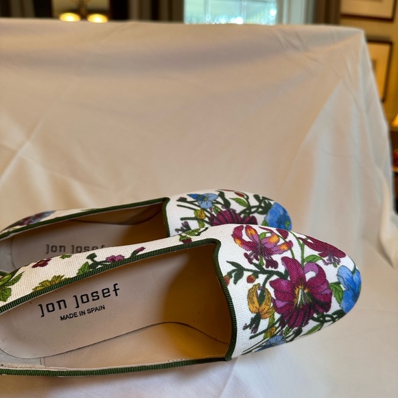 Jon Josef linen flowered loafers brand new - Picture 3 of 6